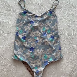 Acacia swimwear blue cherry Hina one piece